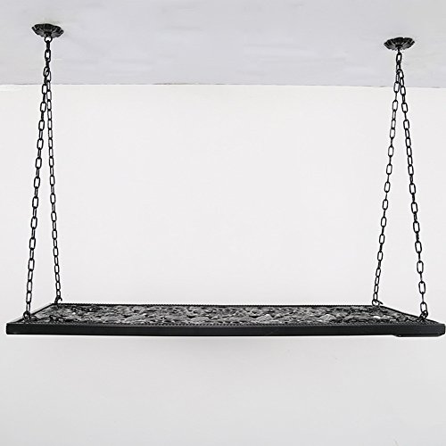 Supports de rangement suspendus de qualité supérieure en fer noir - 3