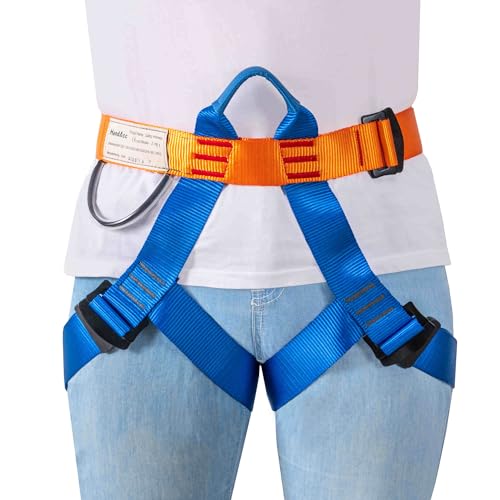 Safety Belt for Tree Climbing, Rock Climbing, Zipline - Half Body Guide Belt for Women, Men & Novices - Image 3