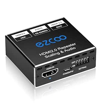 HDMI 2.0 Audio Extractor 4K 60Hz 4:4:4 HDCP 2.2 HDR Dolby Vision 18Gbps - SPDIF Optical 5.1CH+3.5mm Stereo Audio Breakout, CEC, Digital Audio Decoder,EDID Scaler Panel Switch,HDMI Converter Repeater