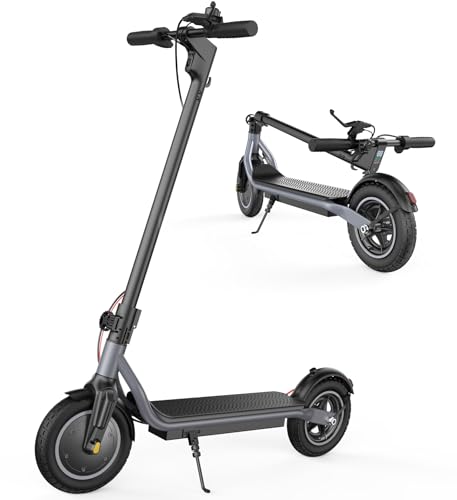 Image of Electric Scooter, 21 /28 Miles Range, 18 /22 /25 MPH Speed Electric Scooter for Adults, 500 /750W Motor, 10 inch /8.5 inch Pneumatic Tires Scooter with Dual Braking, Foldable Escooter for Commuting & Campus Use