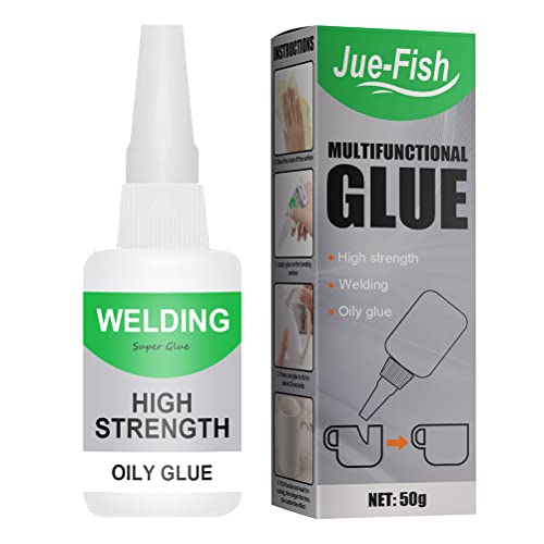 Lseqow Superpeglue Universal, Súper Pegamento Impermeable, Soldadura De Pegamento De Aceite De Alta Resistencia, Reparación Rápida Y Endurecimiento, para Metales Plásticos De Madera Cerámica Cover