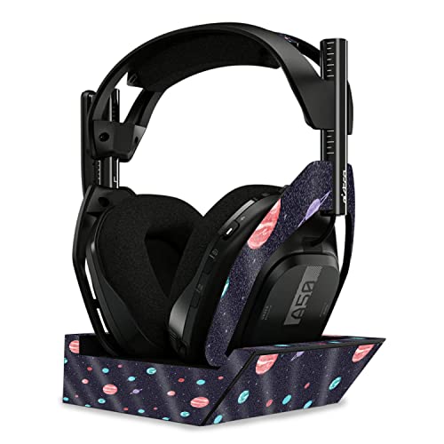 Image of MightySkins Glossy Glitter Skin Compatible with Astro A50 Wireless Headphones + Base Station (Gen 4) - Bright Night Sky | Protective, Durable High-Gloss Glitter Finish | Easy to Apply