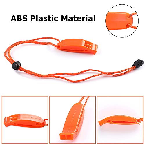6PCS-Safety-Survival-Whistles-with-Adjustable-Reflective-Lanyard-Emergency-Plastic-Whistle-Marine-Whistle