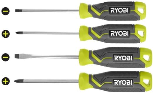 Screwdriver Set 4-PIECE with Cushion Grip Handles