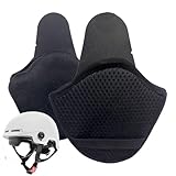 [FPHTXEUNZTJ] オートバイヘルメットイヤーカバー、風切り音を軽減し耳を保護する防風イヤーカバ、イヤークッションマフにより、衛生状態を維持し、ほとんどのオートバイヘルメットに対応
