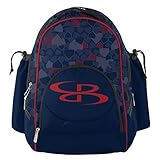 Boombah Tyro Baseball/Softball Bat Backpack - 20' x 15' x 10' - Ink Plate Camo Navy/Red