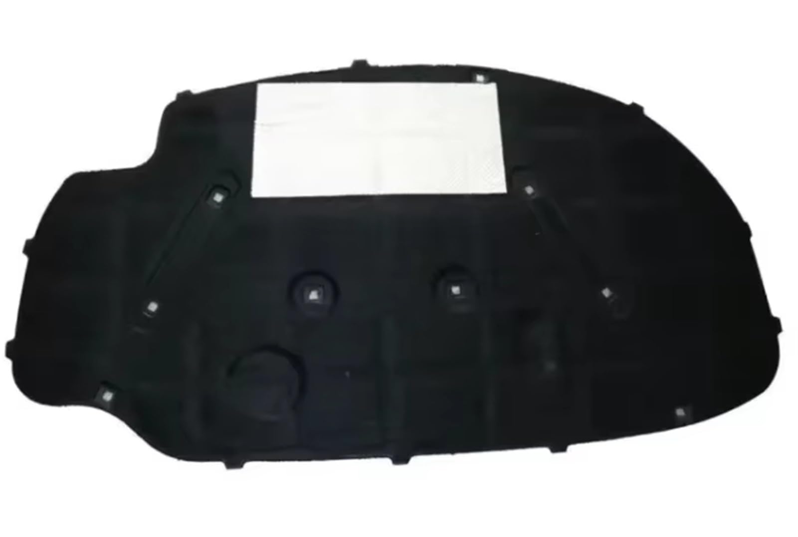 Fdurftar One Color Cotton Soundproof Cover For Vw For Golf 5 For Jetta 2006-2011 Front Engine Hood Insulation Cotton Sound Heat Engine Hood Insulation Pad(A Piece Of Aluminum)