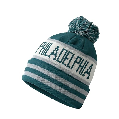 City Classic Cuff Beanie Hat Cuffed Winter Hat Knit Toque Skull Cap Green&Grey