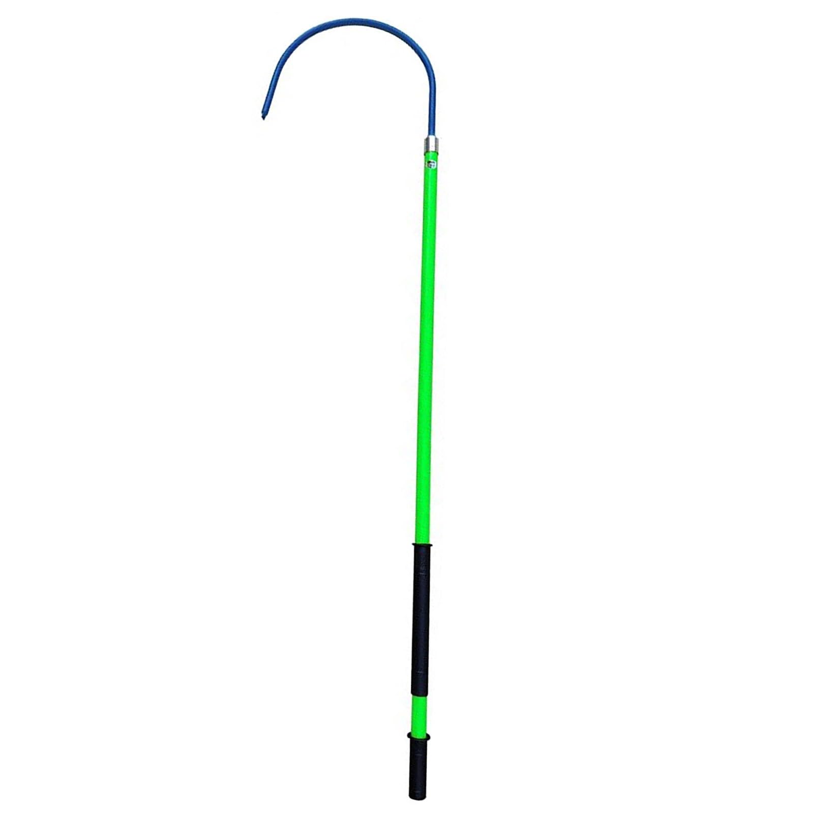 GHHVFEC High Voltage Insulated Rescue Hook, 10kV-110kV Lifesaving Hotstick, Anti-Electrocution Safety Pole for Electricians, 3.3/5/6.6/9.8 Ft Rescue Tool