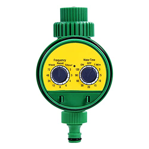 HASTHIP® Drip Irrigation Timer for Garden Farm with Universal Faucet Connector, Irrigation Water Timer, Automatic Watering System, Waterproof Digital Irrigation Timer System for Lawns