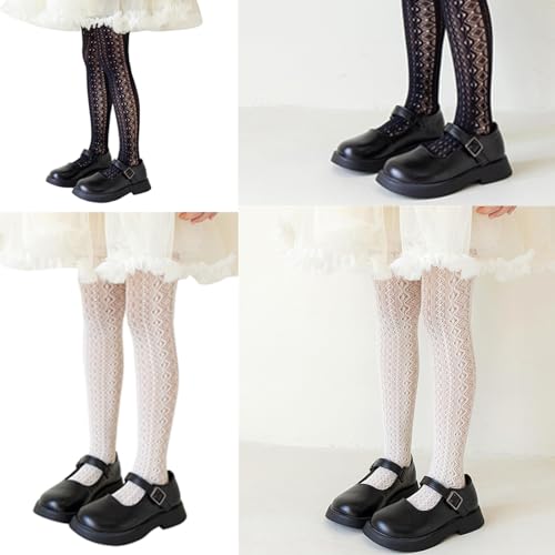 Leggings For 3-12Year Girl Spring Hollowed Socks Breathable Stretchy Tights Kids Long Stockings Spring Long S2