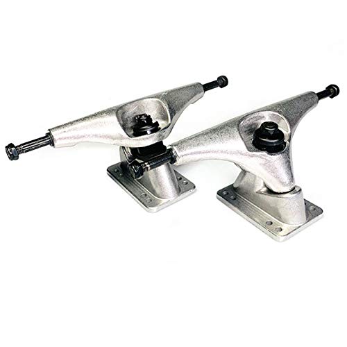 shanpu 2Pcs 6.25Inch Silver Surf Skateboard Trucks Surf Skate Skateboard Truck Fish Board Long Board Steering Bracket