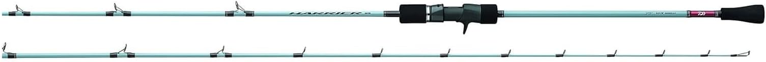 Daiwa HSP66HB Harrier Slow Pitch Jigging Series, Sections= 1, Line Wt.= 50Lb Braid, Lure Weight= Up to 400G