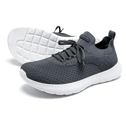 Image of HOBIBEAR Mens Wide Toe Box Running Shoes /Womens Lightweight Walking Sneakers for Jogging