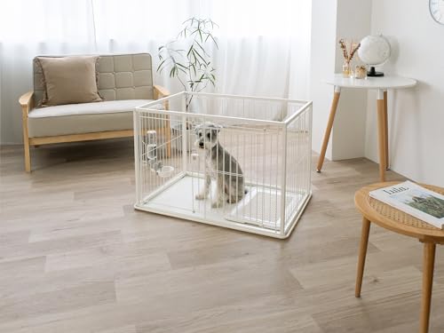 リッチェル(Richell) インテリアペットサークル 90-60 ホワイト 超小型犬・小型犬用 の商品画像 1