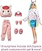 Barbie Cutie Reveal Doll, Fantasy Series Llama Plush Costume, 10 Surprises Including Mini Pet & Color Change