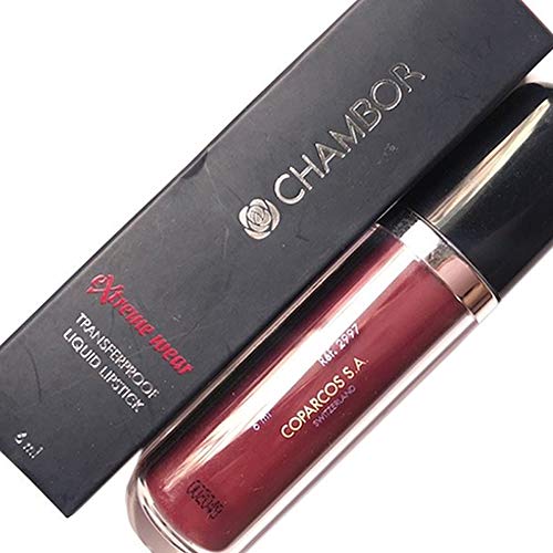Image of Chambor Womens Transferproof Liquid Lipstick (Brown Free Size)