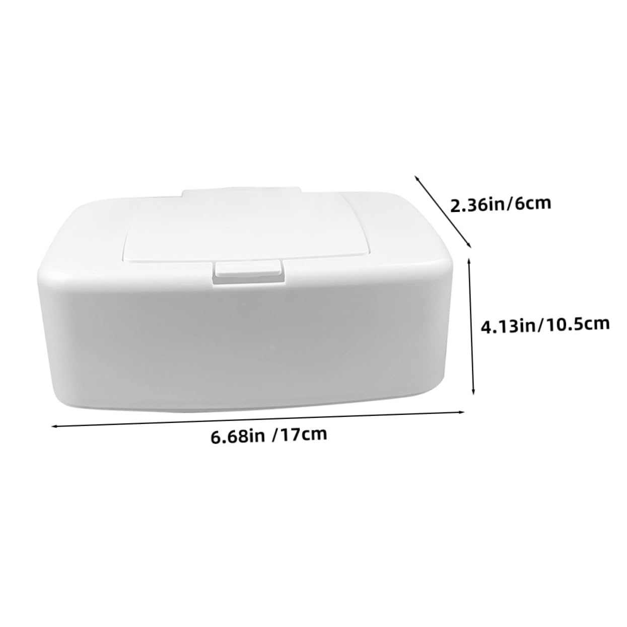 Ciieeo 6 Pcs Boîte De Rangement Décorer Étui À Mouchoirs avec Couvercle Étui À Lingettes Portable Étui À Lingettes pour Bébé Distributeur De Lingettes Portable Étui À Mouchoirs
