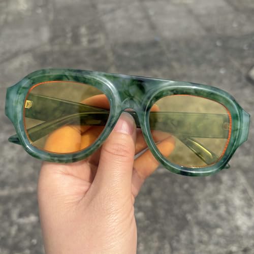 Retro Square Sunglasses for Women Fashion Gradient Shades UV400 Trending Men Pilot Sun Glasses3