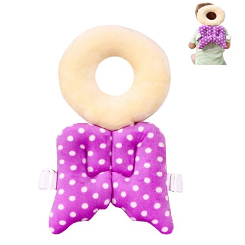 Futaba Drop Resistance Head Protection O-Shaped Baby Pillow - Purple