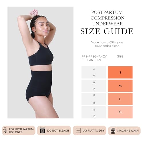 Image of Ingrid & Isabel Basics - Postpartum Compression Underwear for Recovery | Seamless postpartum compression underwear with gentle belly support, stretch comfort & smooth shaping for daily recovery.