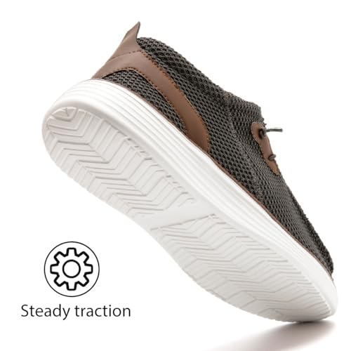 Image of Mens Loafers Walking Slip on Boat Shoes Running Tennis Athletic Sneakers Workout Sports Gym Fashion Classcial Non Slip Sneakers Casual Comfortable Shoes Leisure Vintage Flat