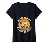 Sausage Roll Lover Gift Retro British Snack Tees