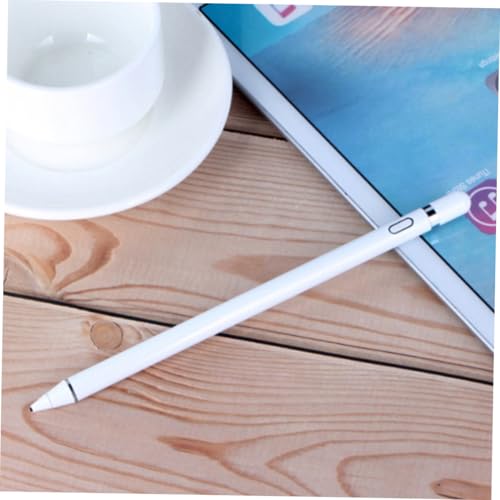 Stylet pour tablette tactile blanc fin et léger pour écran capacitif