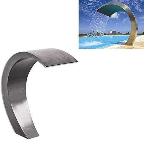 Waterfall Fountain Garden Swimming Pool Fountain for Inground Pools Waterfalls Sheer Water Feature Decoration(