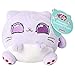 Kitten Catfé Meowble Super Soft Scented Plush - Lavender Cat - "Meowberry Scented" (Strawberry) 4" Round Kitten Ball Plush, for Birthday Party Or Easter!