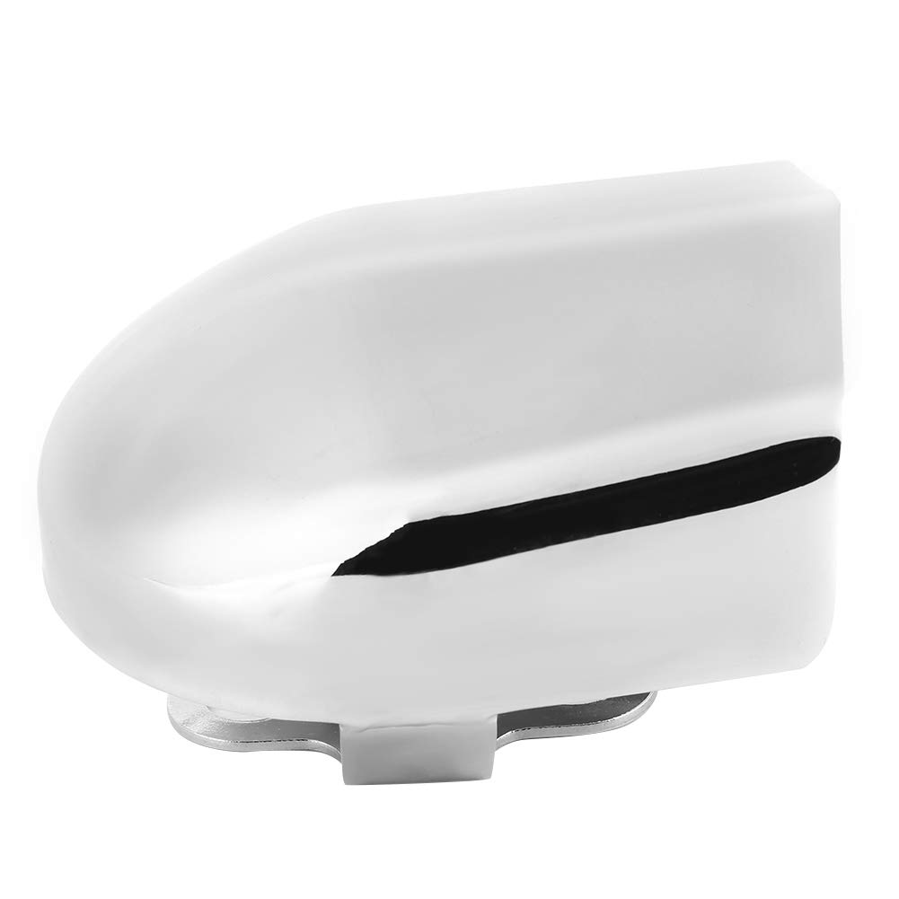 Qiilu Copri clacson per Motocicletta, Copri clacson per Moto di Ricambio per Modelli Touring con avvisatori acustici di Serie 1993-2018(Argento)