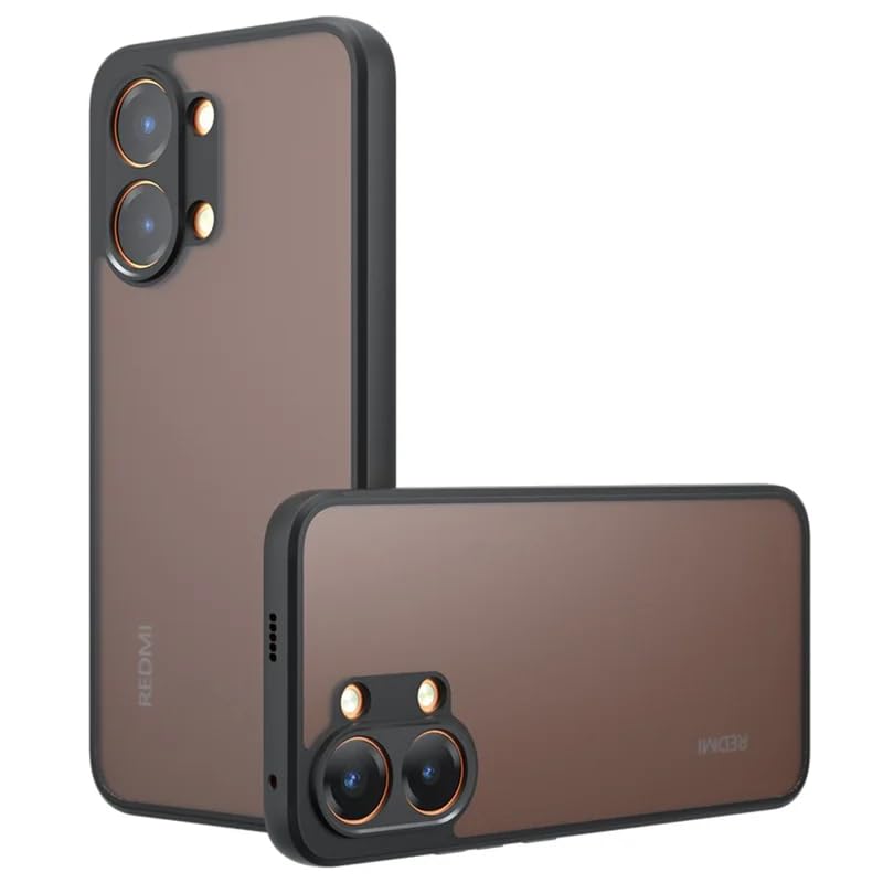 Image of Matte Frosted Back Case for Poco X8 Pro Max 5G, Black