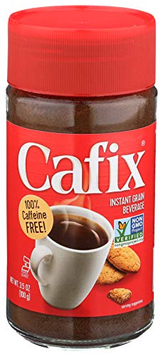 Image of Cafix Caffeine-Free All-Natural Instant Coffee Substitute, 3.5oz. Packages (Pack of 1)