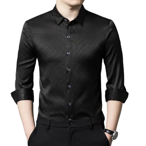 Men's Mulberry Silk Business Casual Shirt
