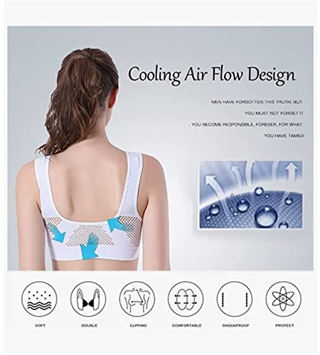 Geoby Breathable Cool Lift Up Air Bra - Stainlesh Breathable Uplift Bra, Seamless Wireless Cool Comfort Breathable Bra (Purple,4Xl) #TOP4