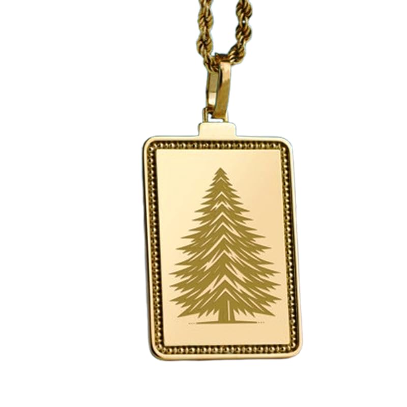 Collier pendentif en argent sterling 925 plaqué or anti-ternissement