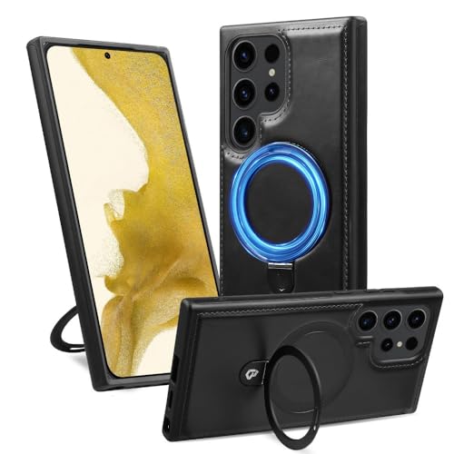 Étui magnétique Samsung S22 pour voiture et visionnage mains libres