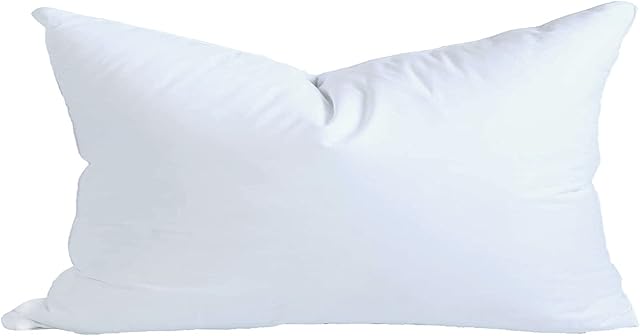 MoonRest 14x22 Inch Synthetic Down Alternative Square Pillow Insert Form Stuffer for Sofa Shams, Decorative Throw Pillow, Cushion and Bed Pillow Stuffing - Hypoallergenic 14X 22