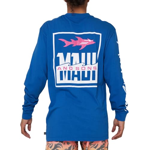T-shirt manches longues homme Maui & Sons imprimé poisson
