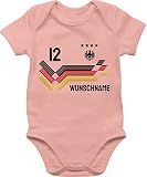 Baby Body Junge Mädchen - 2026 Fussball WM Fanartikel - Trikot mit anpassbarem Namen und...