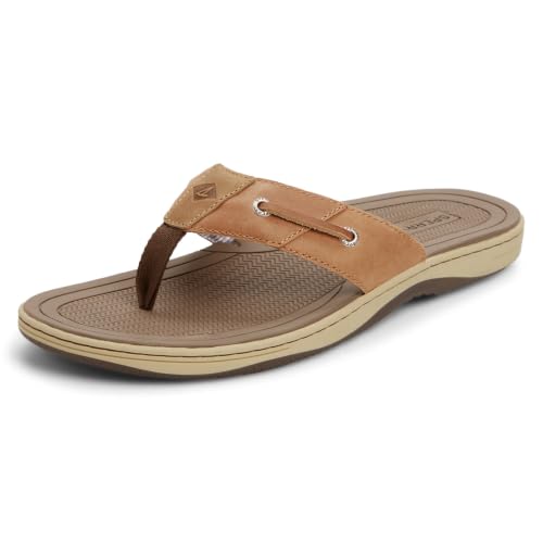 Image of Sperry Men's Baitfish Leather Flip Flop Sandal