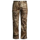 ScentLok Ridge Midweight Hunting Pants for Men – Odor Control, Water-Repellent, Fleece-Lined, Silent Fabric, 7-Pockets (US, Alpha, X-Large, Regular, Regular, Realtree APX)