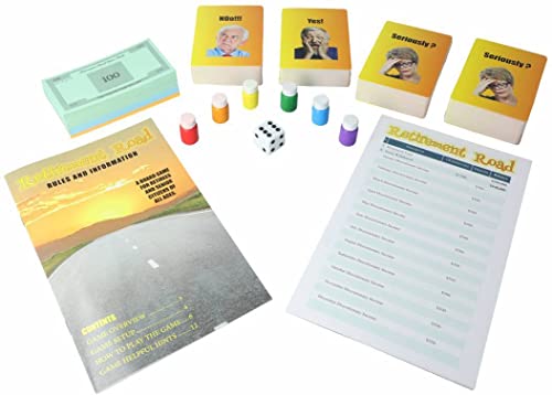 Retirement Gift | Retirement Road Board Game | Game For Senior Citizens And Retirees | Gift For Parents Grandparents | Game For Game Night | 2 To 6 Players | Play Time 45 To 90 Minutes #TOP3