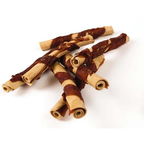 Image of SmartBones Chicken-Wrapped Sticks, Treat Your Dog to a Rawhide-Free Chew Made With Real Chicken and Vegetables, 8 Count (Pack of 24)