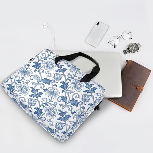 Bolso portátil para laptop 15.6" azul vintage miniatura 7