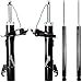 4 Pcs ASTOU Front & Rear Left Right Suspension Shock Absorber Replacement fit for 2005-2011 for Volvo for V50 2004-2011 for Volvo for S40 Replace 334842 72315 334843 72316 343419 71356
