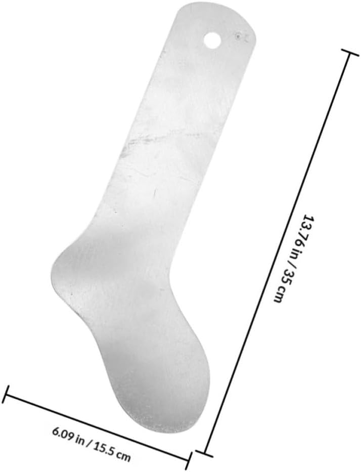 HEALSOPTHY 4pcs Aluminum Curved Sock Jigs for Sublimation Printing and Dye Transfer Socks Accessories Multipair Processing Versatile Use for DIY Kneehighs