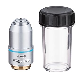 AmScope PA40X 40X (Spring) Plan Achromatic Microscope Objective