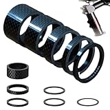 VANSIHO Carbon Fiber Headset Spacers for Road Bike Mountain Bike, 1-1/8 Inch, 7 Sizes
