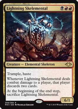 Magic: The Gathering - Lightning Skelemental - Modern Horizons